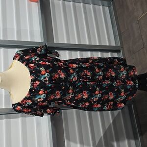 Riley‎ & James Floral Print Dress Size 2X New Never Worn